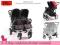 Kees Twin K2 Plus wózek dla bliźniąt + folia
