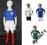 3/4RR142 UMBRO LINFIELD F.C. SPORTOWY KOMPLET 110