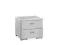 Szafka nocna ALASKA biała szuflady SIGNAL 48H