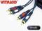 VITALCO kabel przewód 2x rca chinch 1,0m