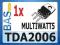 TDA2006 wzmacniacz mocy 1x12W mono