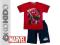 Komplet SPIDERMAN t-shirt + spodenki 98 czerw.