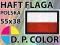 FLAGA POLSKI naszywka HAFT 55x38 NOWA POLSKA TANIO