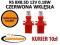 R5 T5 12V 0.18W CZERWONA LED BX8.5D ZEGARY FV