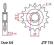 Zębatka przód JTF715-12 Gas Gas 200 250 300 400