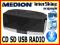 BOOMBOX TURYSTYCZNY CD MP3 SD USB RADIO BLUETOOTH