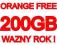 INTERNET ORANGE FREE 200GB DO 01.2017 + PLAY LTE