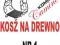 Kosz na drewno kominkowe nr 1 - Tr.GRATIS - CAMINO