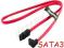 Kabel HDD SATA3 -&gt;SATA 3 długi 0.6m kątowy lewy