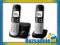 TELEFON BEZP. PANASONIC KX-TG 6812 2 SŁUCHAWKI GW