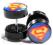 tunel fake plug hantle czarny SUPERMAN akryl 10mm