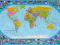 ŚWIAT Mapa Świata PODKŁAD na Biurko Podkładka