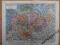 SAKSONIA KSIĘSTWA NIEMCY barwna mapa 1898 r.