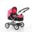 WÓZEK JUNIOR ROAMER DOLL'S PRAM SILVER CROSS 168