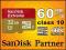 SANDISK microSDHC 32GB EXTREME 60MB/s CLASS 10 U3