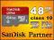 KARTA SANDISK microSDHC 64GB ULTRA 48MB/s Class10