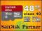 16GB 48MB/s SanDisk ULTRA MICRO SDHC CL.10 ANDROID