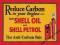 Metalowy szyld 40x30 Używaj olejów i paliw Shell