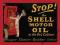 Metalowy szyld reklama 40x30 Zatankuj olej Shell
