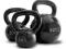 Hantla żeliwna KETTLEBELL 28kg czarna