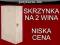 SKRZYNKA DREWNIANA NA WINO PODWÓJNA ZAMYKANA