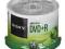 DVD+R SONY 4.7GB 16X CAKE 50SZT 50DPR47SP Wysyłka