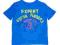 GAP T-SHIRT NIEBIESKI Z DINOZAUREM: 18-24 M-CE