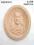 płaskorzeźba drewniana głowa Jezusa 32x25 cm
