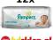 12x Chusteczki PAMPERS SENSITIVE 672szt ALOES PROM