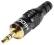 Wtyk Hicon mini Jack stereo 3,5mm GOLD audio HQ