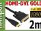 KABEL DVI-HDMI M/M 2M FULL HD 2560x1600p Jakość !