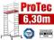 Rusztowanie aluminiowe ProTec KRAUSE 6,3m 910141