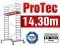Rusztowanie aluminiowe ProTec KRAUSE 14,3m 910226