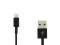 APPLE  IPHONE 6 IPAD 4 IPHONE 5KABEL USB CZARNY