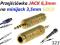 Adapter przejściówka jack 6,3 / 3,5mm GOLD STEREO