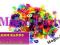 Kolorowe KLIPSY Spinki C / S Loom Bands 100 szt