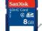 KARTA SANDISK SDHC 8GB - NOWA!!! 8GB F.VAT