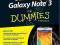 SAMSUNG GALAXY NOTE 3 FOR DUMMIES Dan Gookin