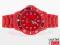 Ładny czerwony zegarek S.OLIVER SO-2423-PQ UNISEX