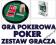 Kości z tacką GRA POKEROWA+Karty World Poker Tour