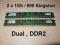 Pamięć 2x1Gb DDR2 Kingston 800MHz Dual Gwar. Rok