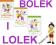 Nowe przygody Bolka i Lolka 3książki+Figurka Bolek