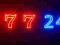 420 LED REKLAMA SZYLD DIODOWY 777 24 h 177x36 cm