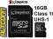 KINGSTON KARTA MICRO SD SDHC 16GB CLASS 10 UHS-1