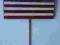 flaga amerykańska przypinka na szpilkę