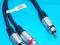 Kabel VITALCO ADAPTER 1xRCA wt / gn. 2xRCA chinch
