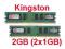 Kingston DDR2 2GB (2x 1GB) PC2-6400 800MHz Dual