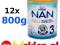 NESTLE NAN PRO 3 12x800g Mleko po 1r B.Lactis OPTI