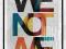 PLAKAT WE NOT ME / DESIGN / A4 20x30 i większe