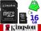 KINGSTON KARTA PAMIECI 16GB MICRO SD + ADAPTER 24H
